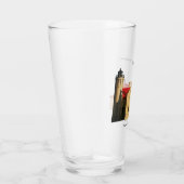 Oud vuurtoren van makreelpunt glas (Rechts)
