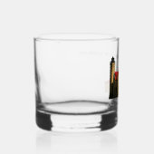 Oud vuurtoren van makreelpunt whisky glas (Rechts)