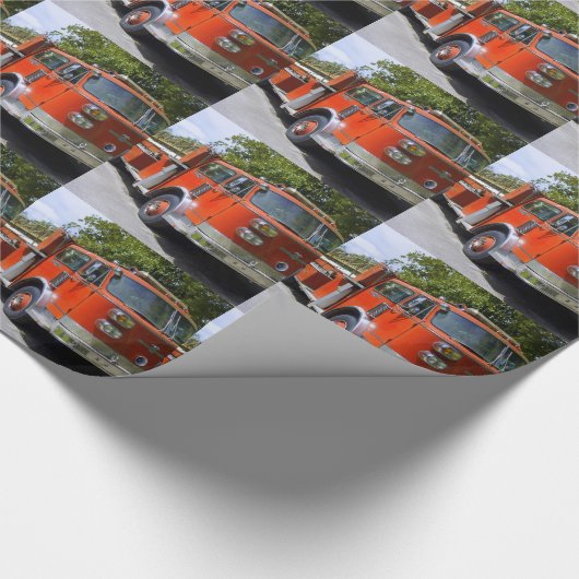 Oud vuurwerktuig cadeaupapier (Hoek)