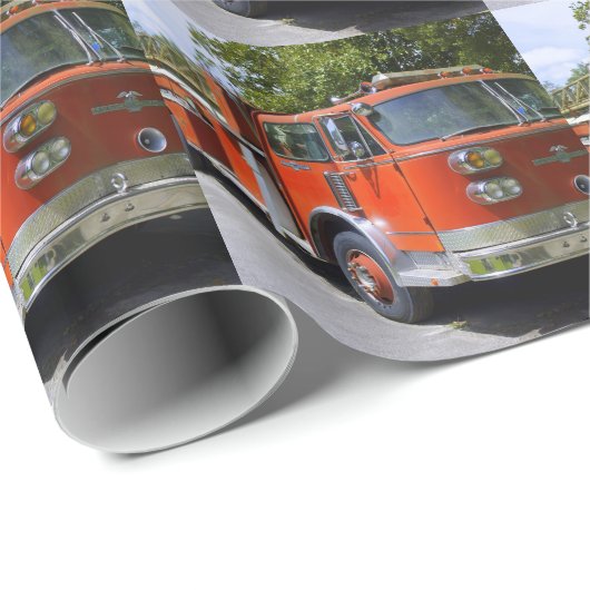 Oud vuurwerktuig cadeaupapier (Rol Hoek)