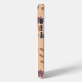 Oud waterverf bloempatroon Case-Mate iPhone case (Achterkant / Links)