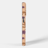 Oud waterverf bloempatroon Case-Mate iPhone case (Achterkant / Rechts)