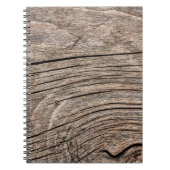 Oud Weathert Rotten Cracked Knoted Coarse Wood G Notitieboek (Voorkant)