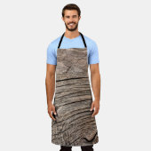 Oud Weathert Rotten Cracked Knoted Coarse Wood G Schort (Gedragen)