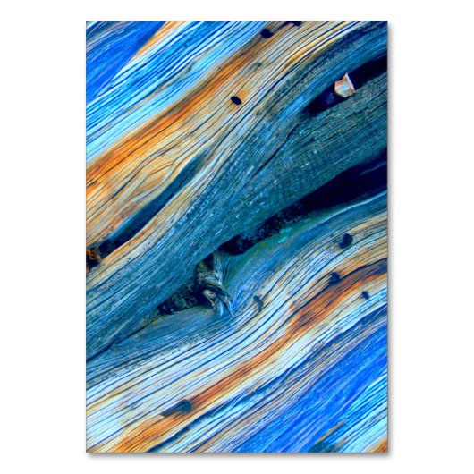 oud weergalmend blauw bord kaart (Voorkant)