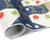 Oud-Wereld Elegant Kerst Inpakpapier (Rol Hoek)