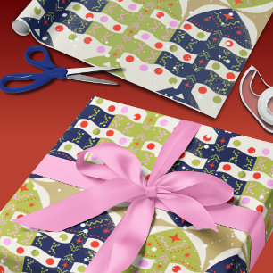 Oud-Wereld Elegant Kerst Inpakpapier