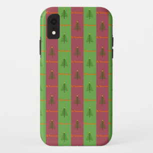 Oud-Wereld Kerstboompatroon Groenblijvend Case-Mate iPhone Case