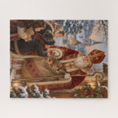Oud-Wereld Kerstmis St. Nicolaas Puzzel (Horizontaal)