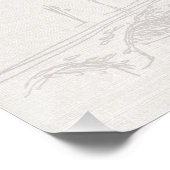 Oud wereldcharm Afdrukken met namen (Hoek)