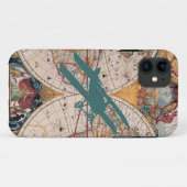 oud Wereldkaart-Hoesje voor vliegtuigpiloot Case-Mate iPhone Case (Achterkant (horizontaal))