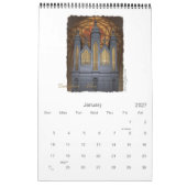 Oud-wereldpijporgaankalender Kalender (Jan 2027)