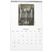 Oud-wereldpijporgaankalender Kalender (Feb 2027)