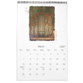 Oud-wereldpijporgaankalender Kalender (Mar 2027)