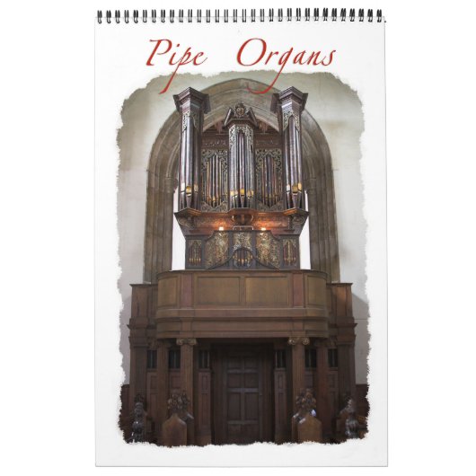 Oud-wereldpijporgaankalender Kalender (Hoes)