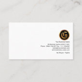 Oud werk Colorful Plaster Painting Visitekaartje (Achterkant)