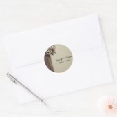 Oud West Boot Boeket Envelope Seal Ronde Sticker (Envelop)