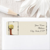 Oud West Boot Boeket Zacht en Vervaagd 1 Etiket (Insitu)