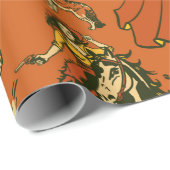 Oud-west, cowboys & Saloons Pattern Cadeaupapier (Rol Hoek)