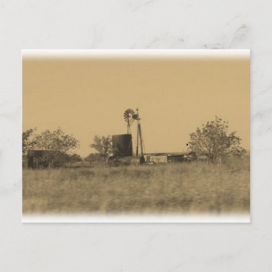 oud - west - rustige homestead briefkaart (Voorkant)