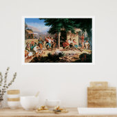 Oud West Sunday Morning the Mines Art Print Poster (Keuken)