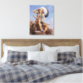  Oud West The Scout 1922 Ingewikkeld Canvas Art (Insitu (Slaapkamer))