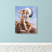  Oud West The Scout 1922 Ingewikkeld Canvas Art (Insitu (Houten vloer))
