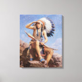  Oud West The Scout 1922 Ingewikkeld Canvas Art (Voorkant)