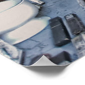 OUD WEST VICTORIAANS BARBER SHOP POSTER (Hoek)