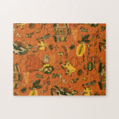 Oud Westen, cowboys en Saloons Legpuzzel (Horizontaal)