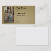 Oud Western lokaal winkelportaal Visitekaartje (Voorkant / Achterkant)