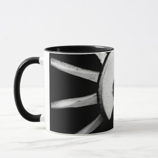 Oud  Western wieltje Mok (Links)