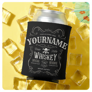 Oud Whisky Etiket Persoonlijk Oude Drankenbar Blikjeskoeler