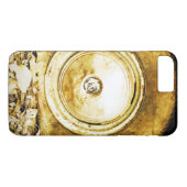 oud wiel van klassieke auto Case-Mate iPhone case (Achterkant (Horizontaal))