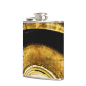  oud wiel van klassieke auto heupfles (Links)