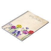 Oud Wildbloem Notitieboek (Linkerzijde)