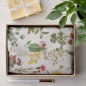 Oud Wildbloemenpatroon Tissuepapier (Geschenk)