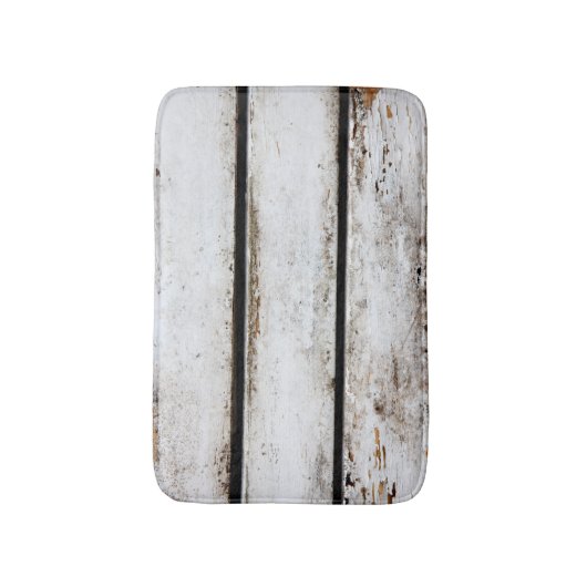 Oud wit hout badmat (Voorkant Verticaal)