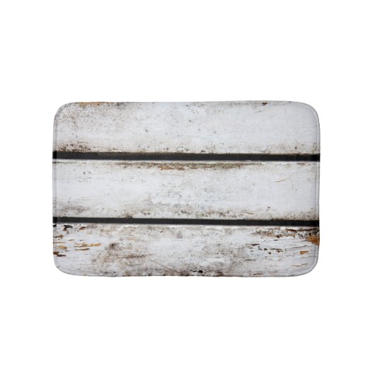 Oud wit hout badmat (Voorkant)