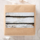 Oud wit hout etiket (Insitu)