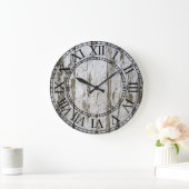 Oud wit wasgoed grote klok (Huis)