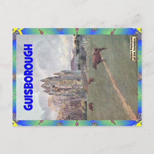 OUD YORKSHIRE - GUISBOROUGH BRIEFKAART (Voorkant)
