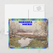 OUD YORKSHIRE - HORNSEA MERE BRIEFKAART (Voorkant / Achterkant)