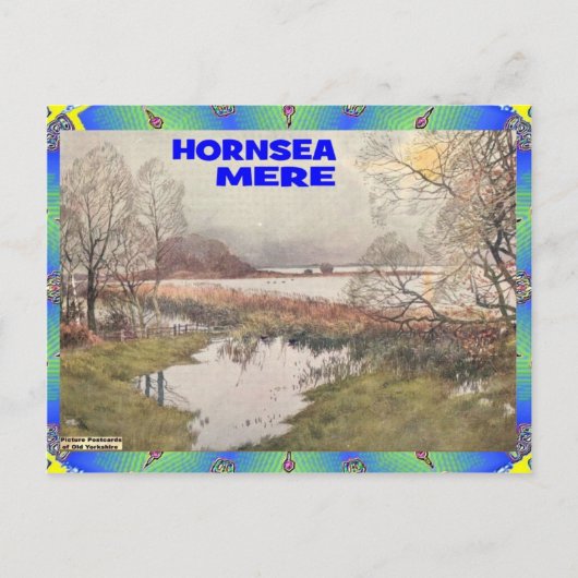 OUD YORKSHIRE - HORNSEA MERE BRIEFKAART (Voorkant)