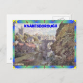 OUD YORKSHIRE - KNARESBOROUGH BRIEFKAART (Voorkant / Achterkant)