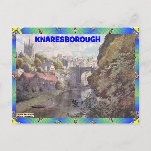 OUD YORKSHIRE - KNARESBOROUGH BRIEFKAART (Voorkant)