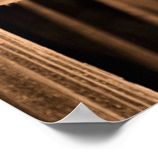 Oud zadelCanvas Poster (Hoek)