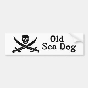 Oud Zee Dog Bumpersticker