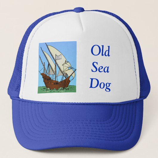 Oud Zee Dog & Pirate Trucker Pet (Voorkant)