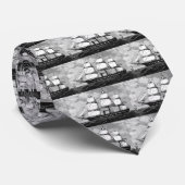 Oud zeilschip stropdas (Opgerold)